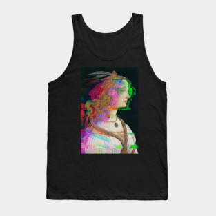 Botticelli glitch art Tank Top